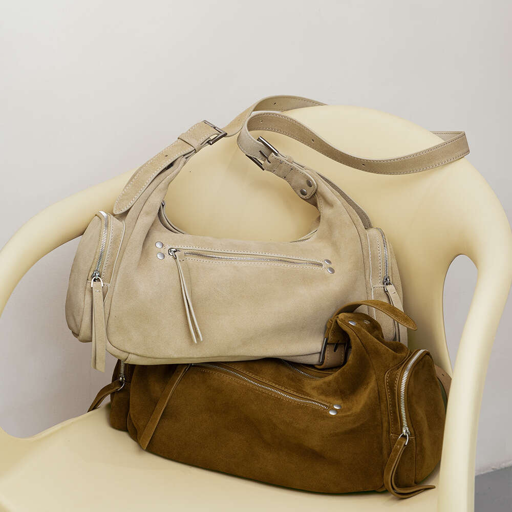 Luxury Bag Designer Shoulder Bags Totes Hobo Cross Border Vintage Genuine Leather High End First Layer Cowhide Motorcycle Crossbody Women S Underarm B