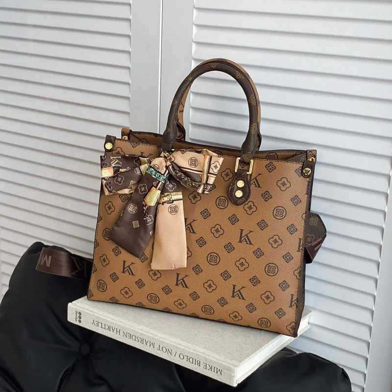 2025 Mogram Tote Bag for Wen Vintage Print Shoder Purse Spacious Adjustable Crossbody Strap with Top Handle Y251208