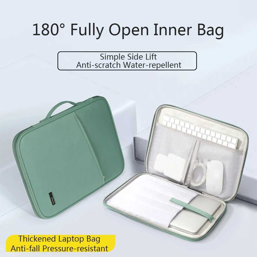 Laptop Sleeve Bag 133 141 156 Inch Notebook Case For Macbook Air Pro iPad 129 11 10 Portable Bag Computer Waterproof HandbagT251208