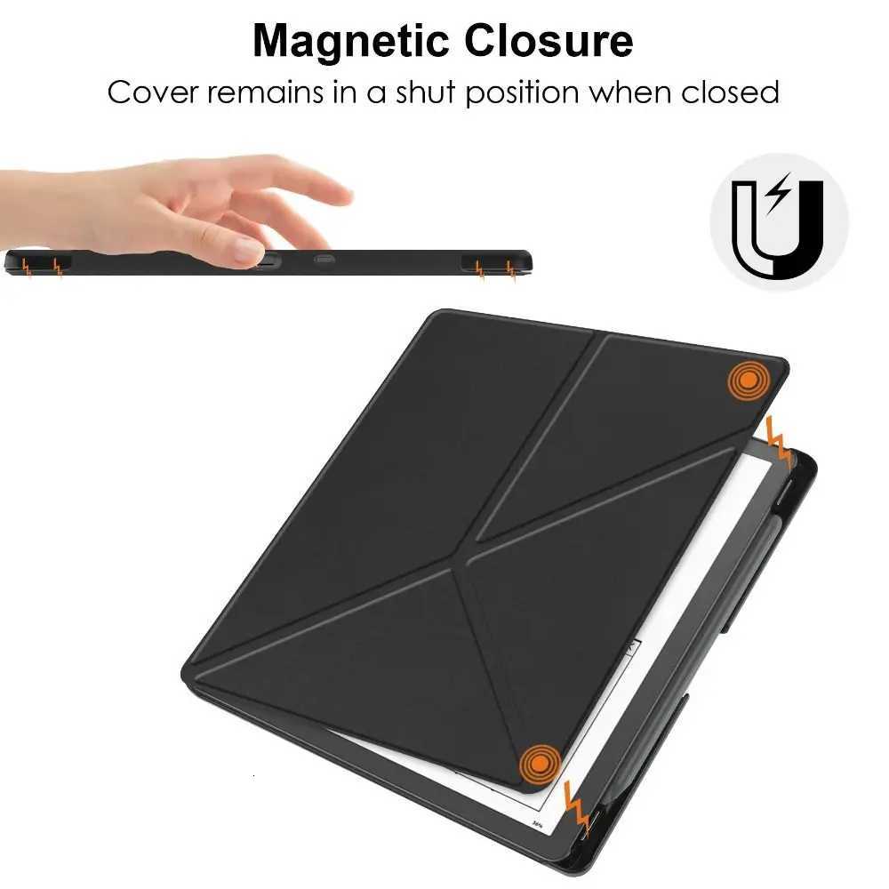 For Kindle Scribe 2022 Smart Case 102 inch Mti-folding Stand Cover Magnetic Shockproof Fl Protection Shell Auto Wake/Sleep C251208