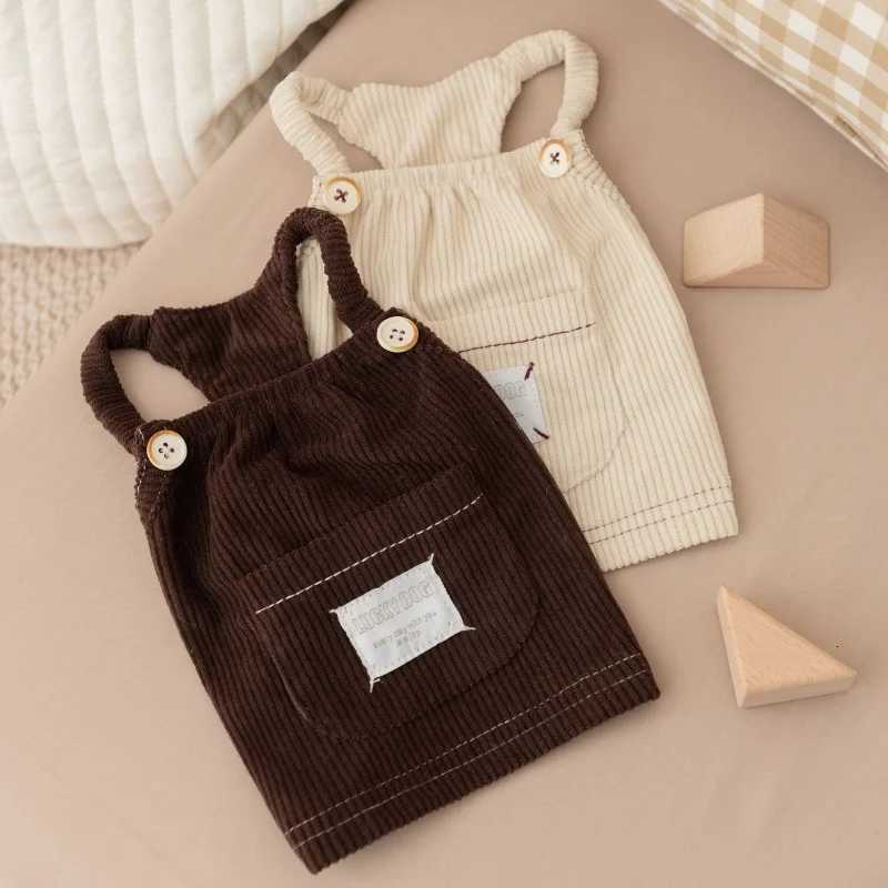 Suspender Dog Dress Warm Soft Dog Clothes Luxury Puppy Princess Skirt Cute Solid Cat Pinafore Dress Pet Jacket Chihuahua Apparel M251208