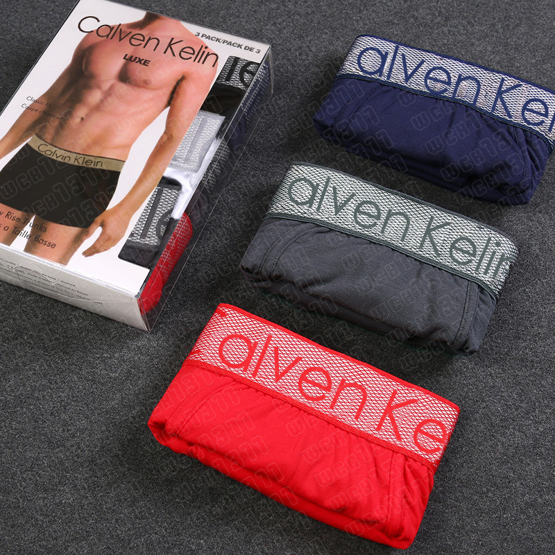 Wholesale Mens boxers underwear men new fashion breathable brand underwear boxers for men Luxury Men Boxer Shorts S-XL