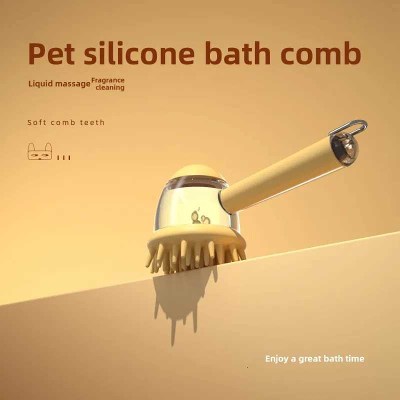 Pet Bathing Brush Cat Bathing Brush Massage Brush Add Liquid Press Dog Rubbing Bath Artifact M251208 - view 4