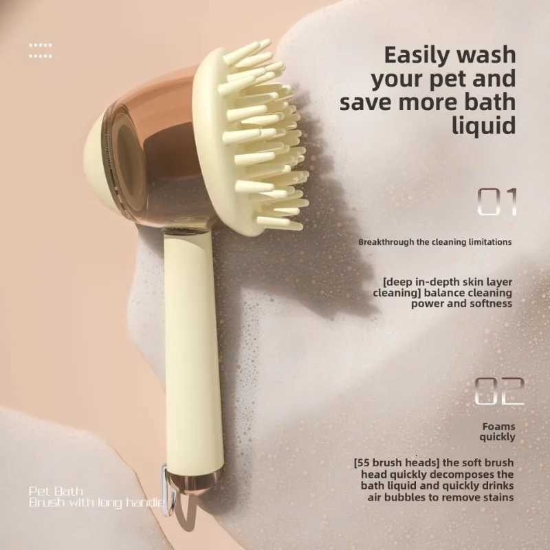 Pet Bathing Brush Cat Bathing Brush Massage Brush Add Liquid Press Dog Rubbing Bath Artifact M251208 - view 6