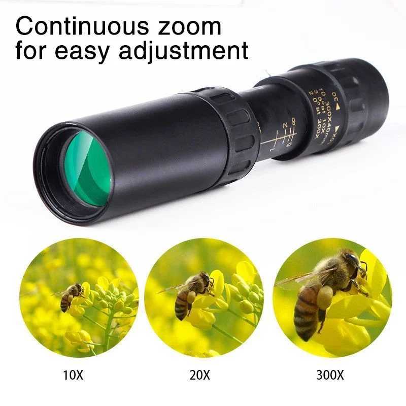 TINSOLNew 10-300X Scalable Long Range For Photography Portable Night Vision Zo Telescope For Travel Monocar Telescope C251208