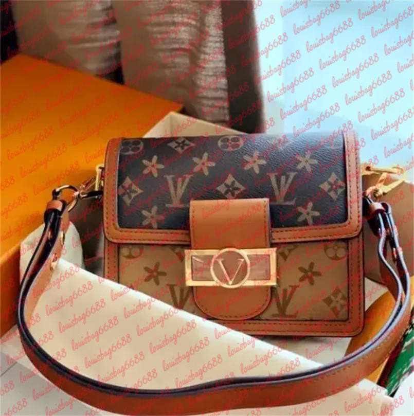 2025 Classic Designer Handbag Dauphine fashion bags shoulder women's handbag designer brand Messenger Bag Wallet Purse Crossbody women Wallets bag with box A886