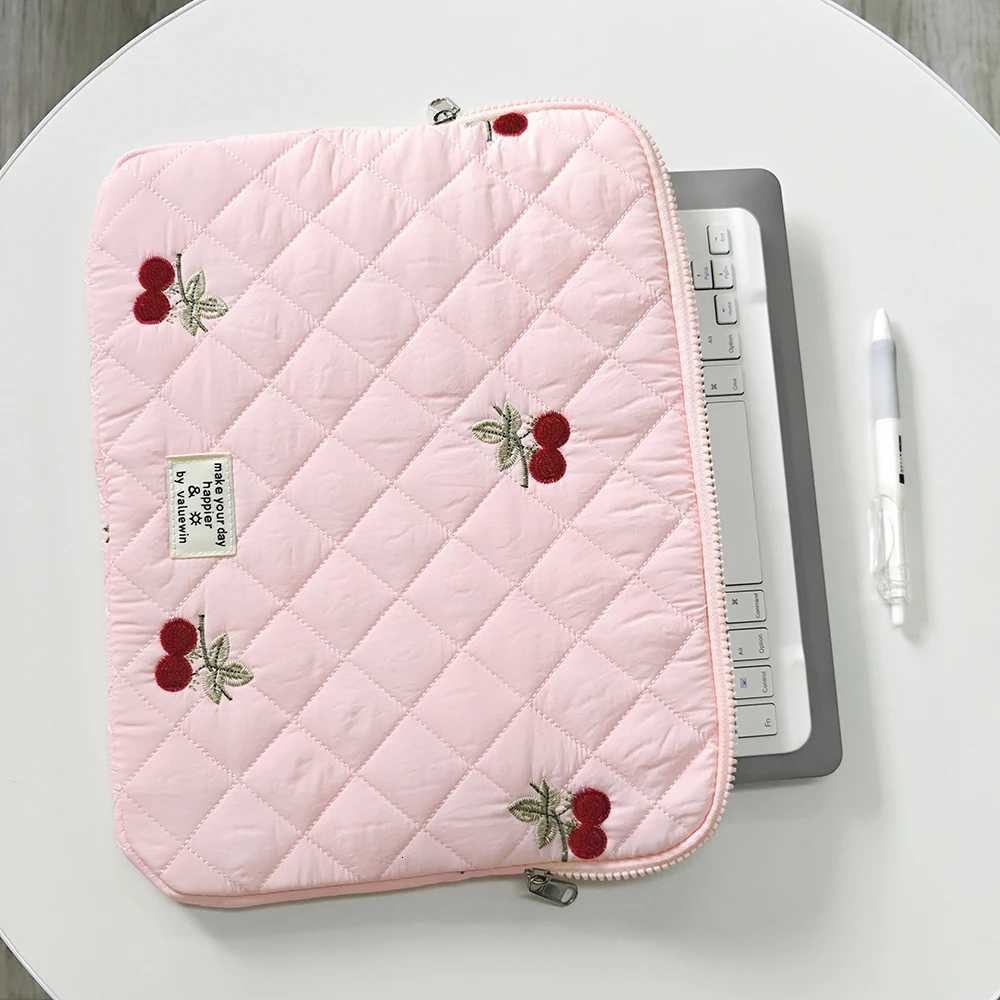 Embroidery Laptop Bag Case Macbook Air/Pro 13 14 15 156 16 Inch For Xiaomi Lenovo Dell Notebook Computer Laptop Sleeve WomenT251208