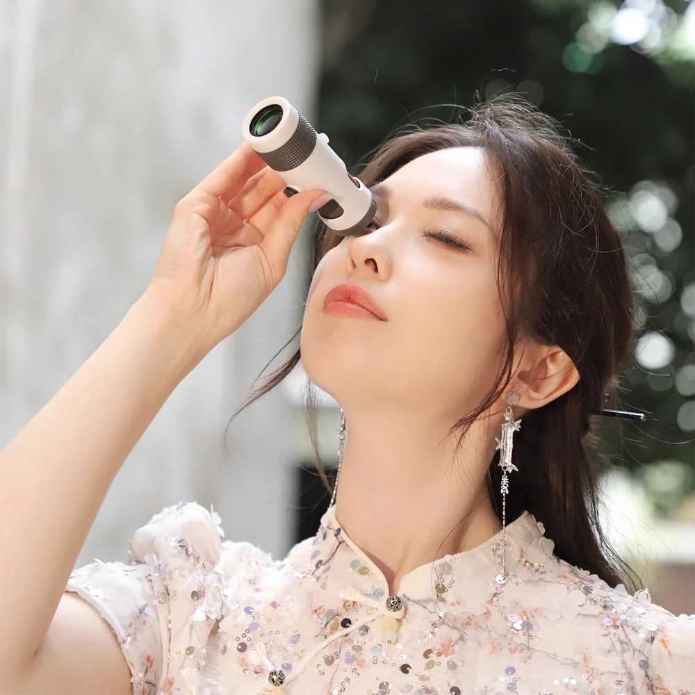 Powerf 10-30x21 Zo Mini Monocar Telescope - Portable Spotting Scope for Camping Tourism Optical Sighting C251208