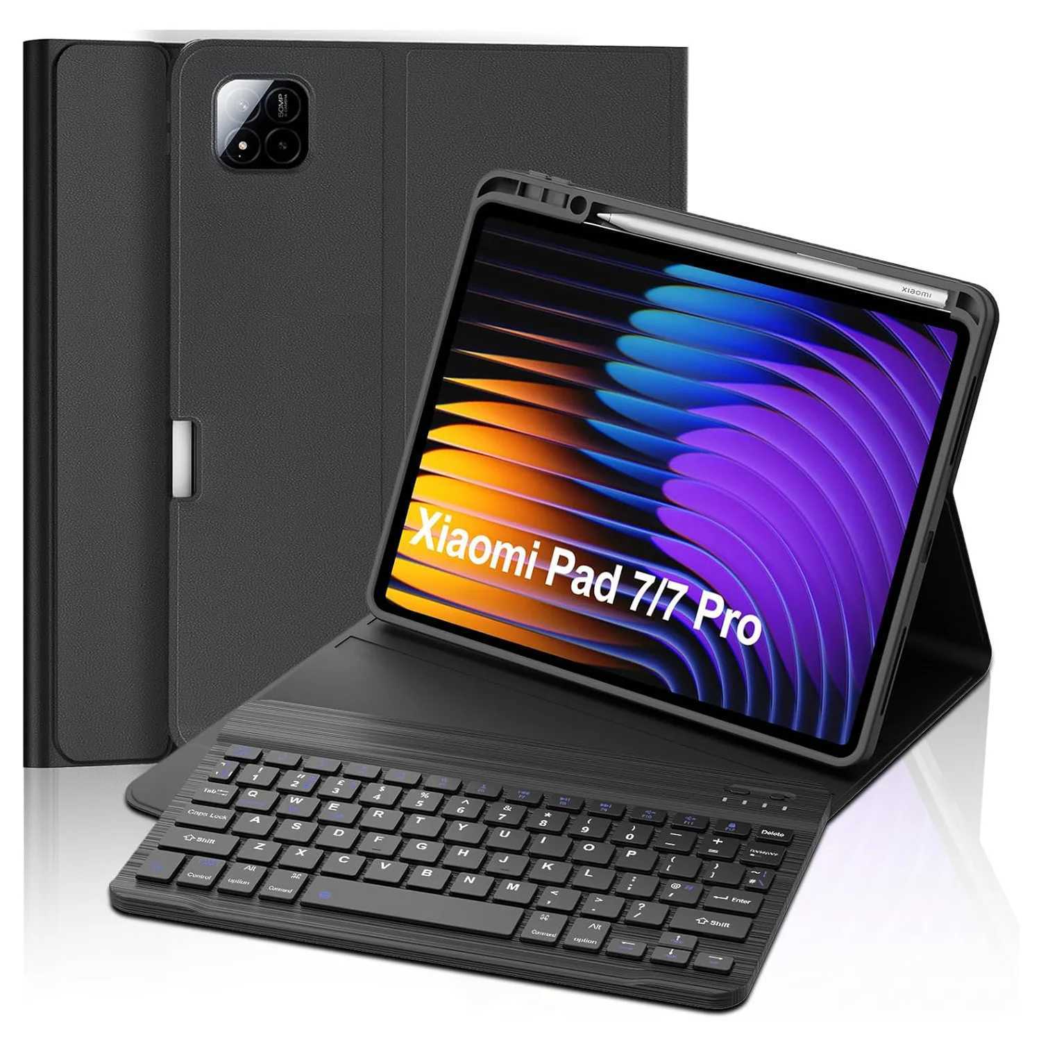 Keyboard Case For Pad 7 112-inch Keyboard Cover for Mi Pad 7 Pro 112-inch Tablet Case with Pencil Holder C251208