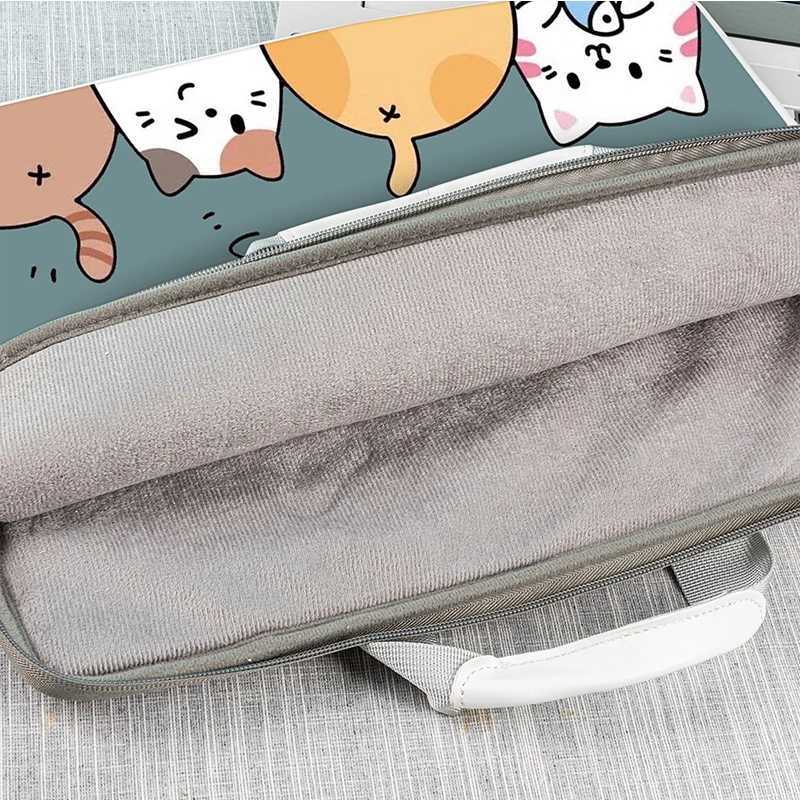Laptop Bag Laptop Sleeve Case Multipurpose 13 14 15 17 inch Cartoon Bag Computer Shockproof Hand Bag for Macbook/HP/Lenovo/ AcerT251208