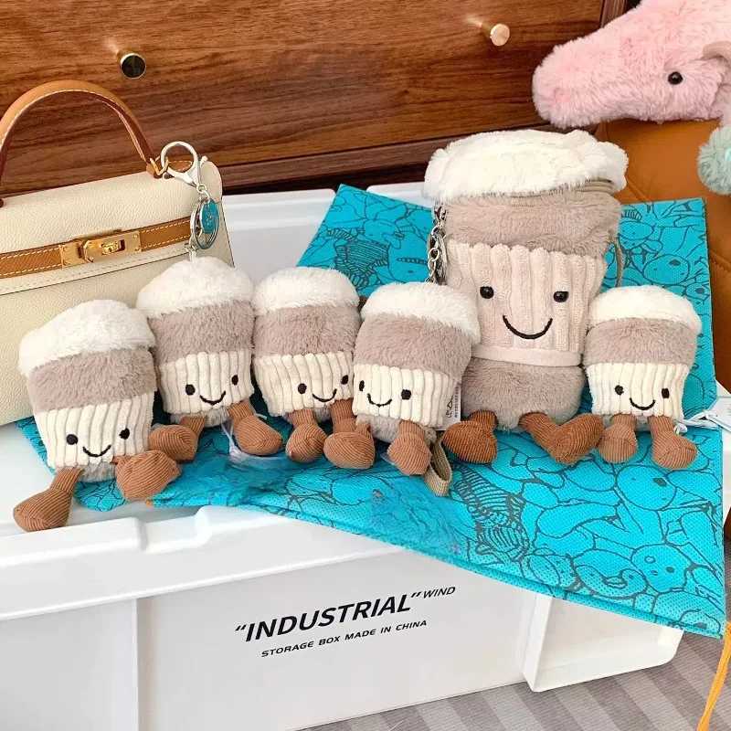 Adorable Plush Toy Keychain Coffee Cup Hanging Doll Cute Companion Bag Doll Soft Stuffed Animal Keychains For All AgesXJ251208 - view 5