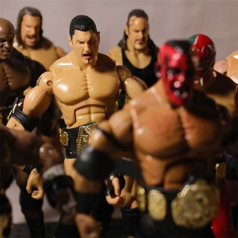 In Stock Wrestlemania Wrestler Wwe John Cena The Undertaker Figures Toy Rey Mysterio Action Figures Pvc Statue Model Boys GiftsXJ251206
