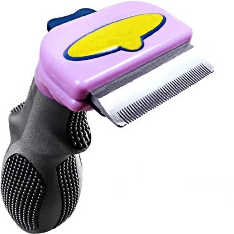 Pet Dog Comb Effective Removal Dog Hair Dog Massage Comb Long/short Tooth Pet Groom Tool Dog Hair Pet Product With FloatingBrush M251208 - view 7