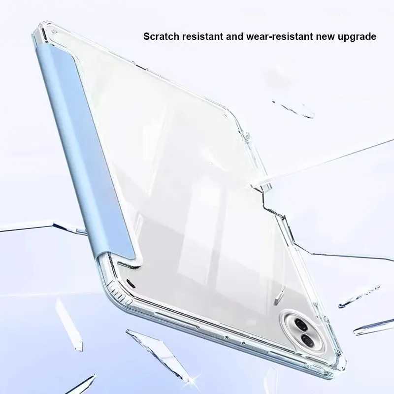 New PC Acrylic Y-Folding Flip Case for Honor Pad 10 121Inch 2025 HEY3-W00 W10 Pad9 GT X9a V9 X9Pro 115 X8a Cover with Pen Slot C251208
