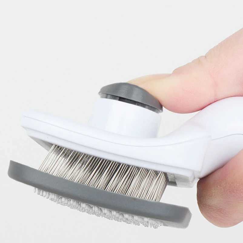 Dog Comb Pet Hair Removal Brush Cats and Dogs Special Comb Beauty Massage Self-cleaning Needle Comb Pet Supplies M251208 - view 4