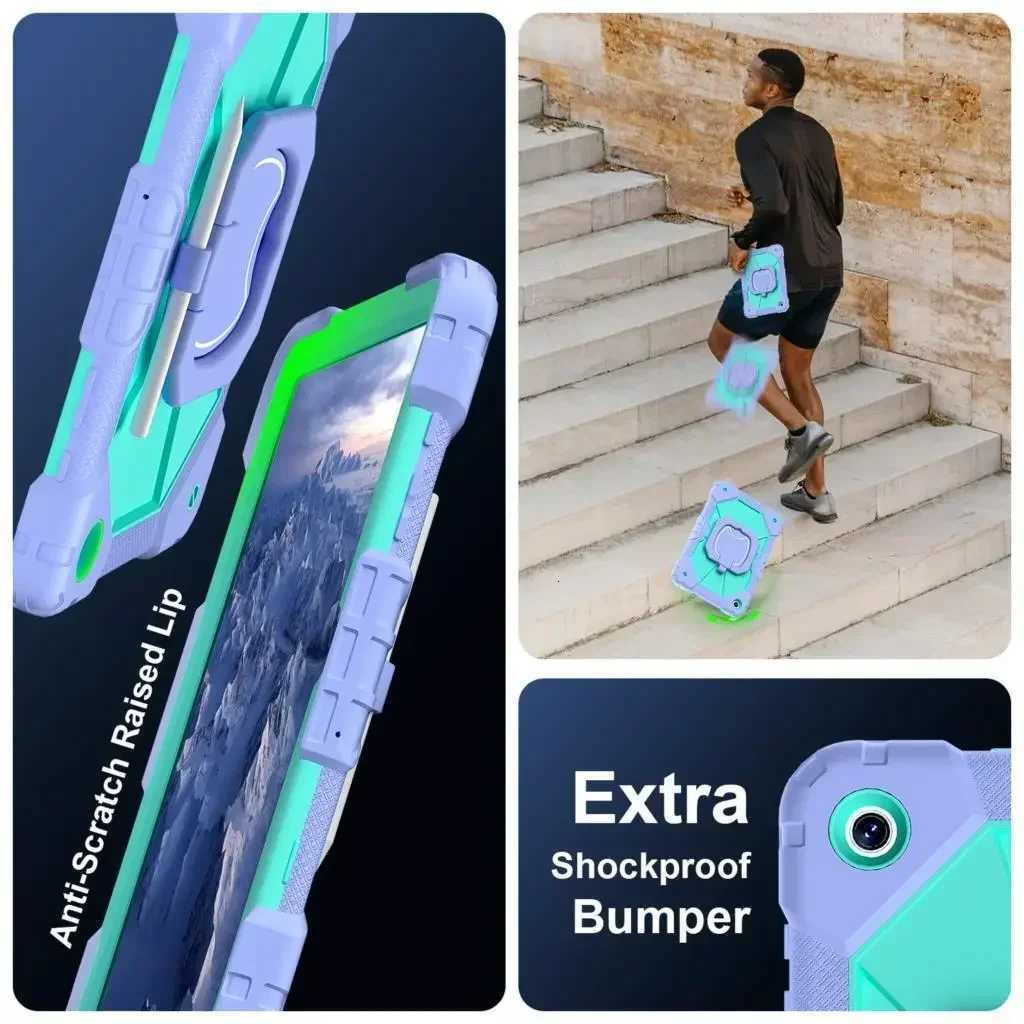 Shockproof Case For Galaxy Tab A9 87 2023 Cover A9 Plus 11SM-X110 X210 X216B A8 105 X200 X205 A7 Lite T220 T225 C251208