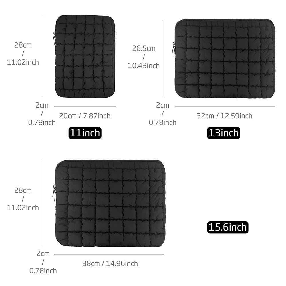 Laptop Bag Pouch 13 14 15 16 Inch Cute Notebook Pouch for Macbook pro air 13 14 16 Puffy Tablet Case for Ipad 10th generationT251208