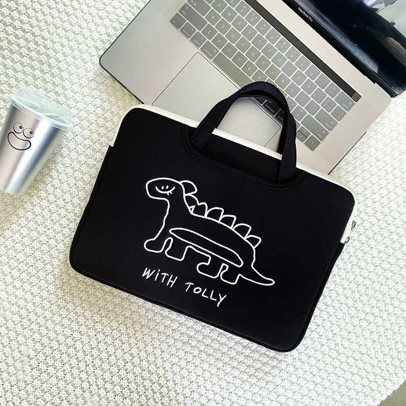 Korea Cartoon Laptop Handbag133/136/14/15/156/16Inch Notebook Accessories For Macbook Lenovo Huawei Xiaomi Samsung Case BagT251208
