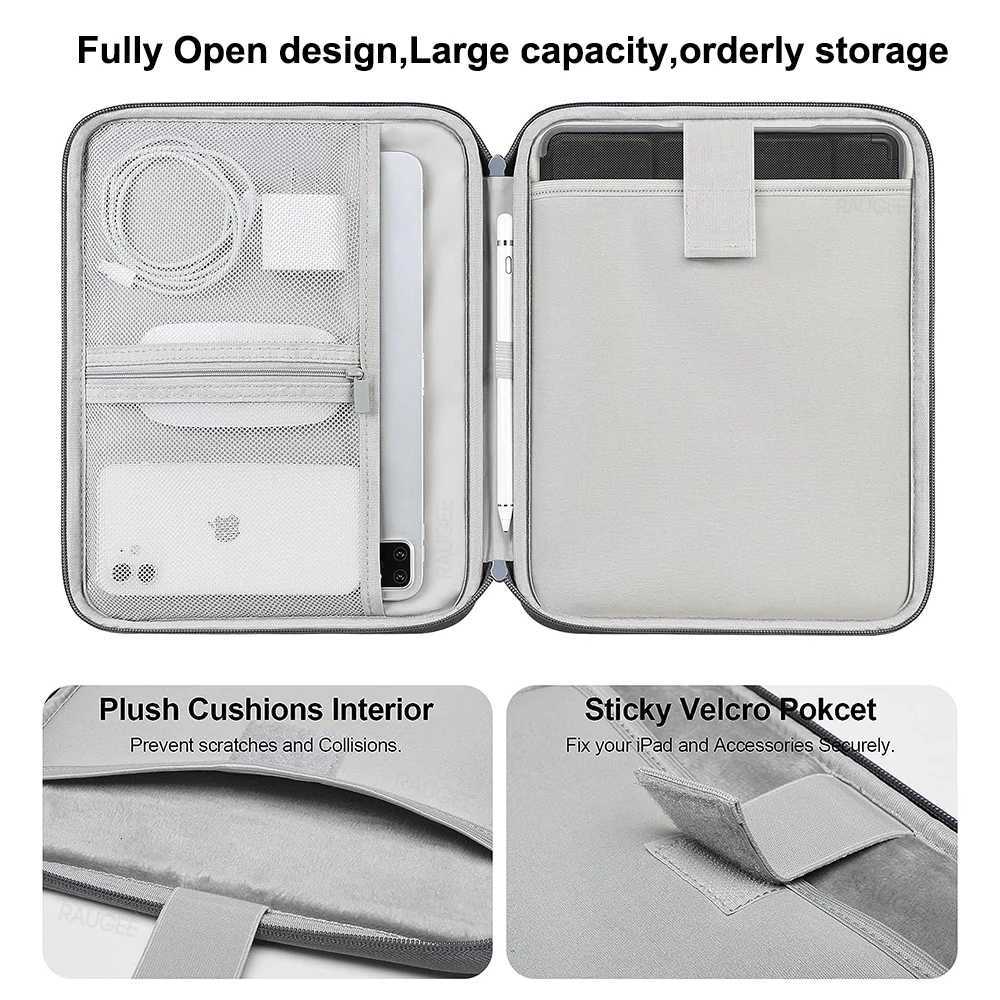 Tablet Sleeve Bag For iPad Pro 129 Air 11 13 inch 2024 Pouch Case For iPad 7 8 9 10th Generation Mini 6 2022 Portable HandbagT251208