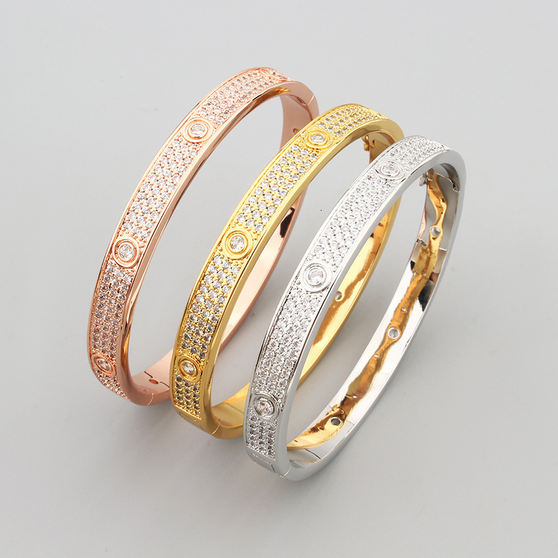 European And American Hot-Selling Round Diamond Star Bracelet For Women, Light Luxury Elegant Round Bracelet, Cross-Border Hot-Selling, Direct From Ma