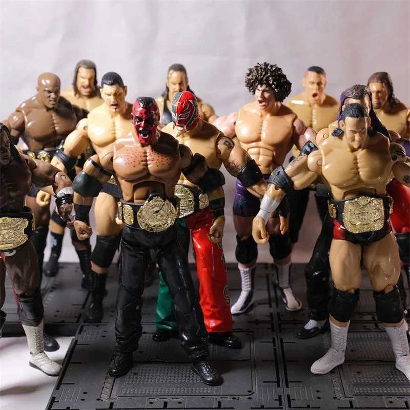 In Stock Wrestlemania Wrestler Wwe John Cena The Undertaker Figures Toy Rey Mysterio Action Figures Pvc Statue Model Boys GiftsXJ251206