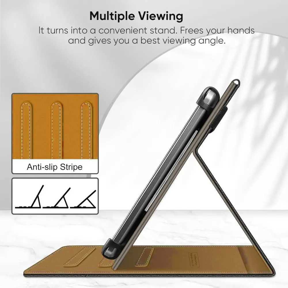 Universal Tablet Case 7/8/9/10 inch Dual Color PU Leather Mti-Angle Viewing Stand Cover Shockproof Protective Shell C251208