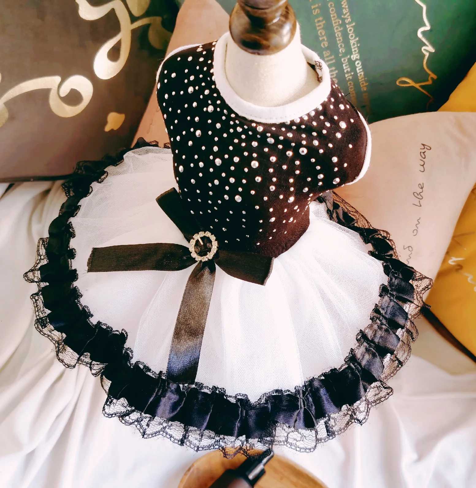 Dog Skirts Pet Wedding Dresses Pet Dresses Poodle Bichon Frise Princess Dress Summer Dog Dresses M251208