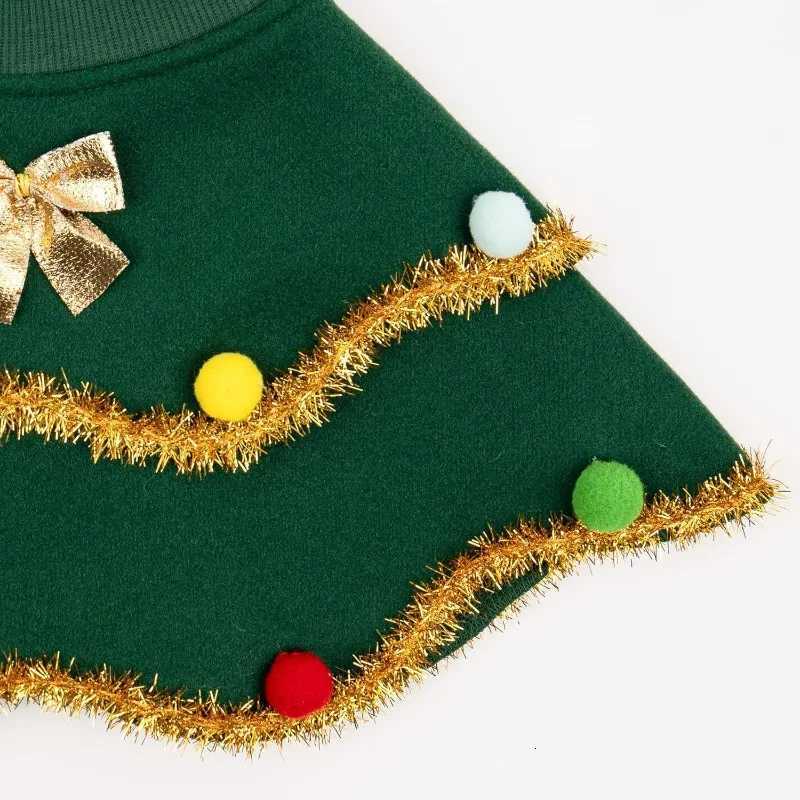 Christmas Pet Clothes Christmas Tree Pet Cape Shawl Dog Transformed Into Holiday Gifts Ropa Para Perro Puppy Clothes M251208