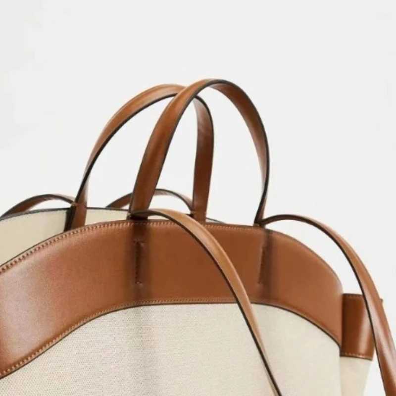 Fashion Beautiful Canvas Satchels Bag New Mommy Bag Large Capacity Commuter Hand Bill Shoulder Casual Tote Package C251208