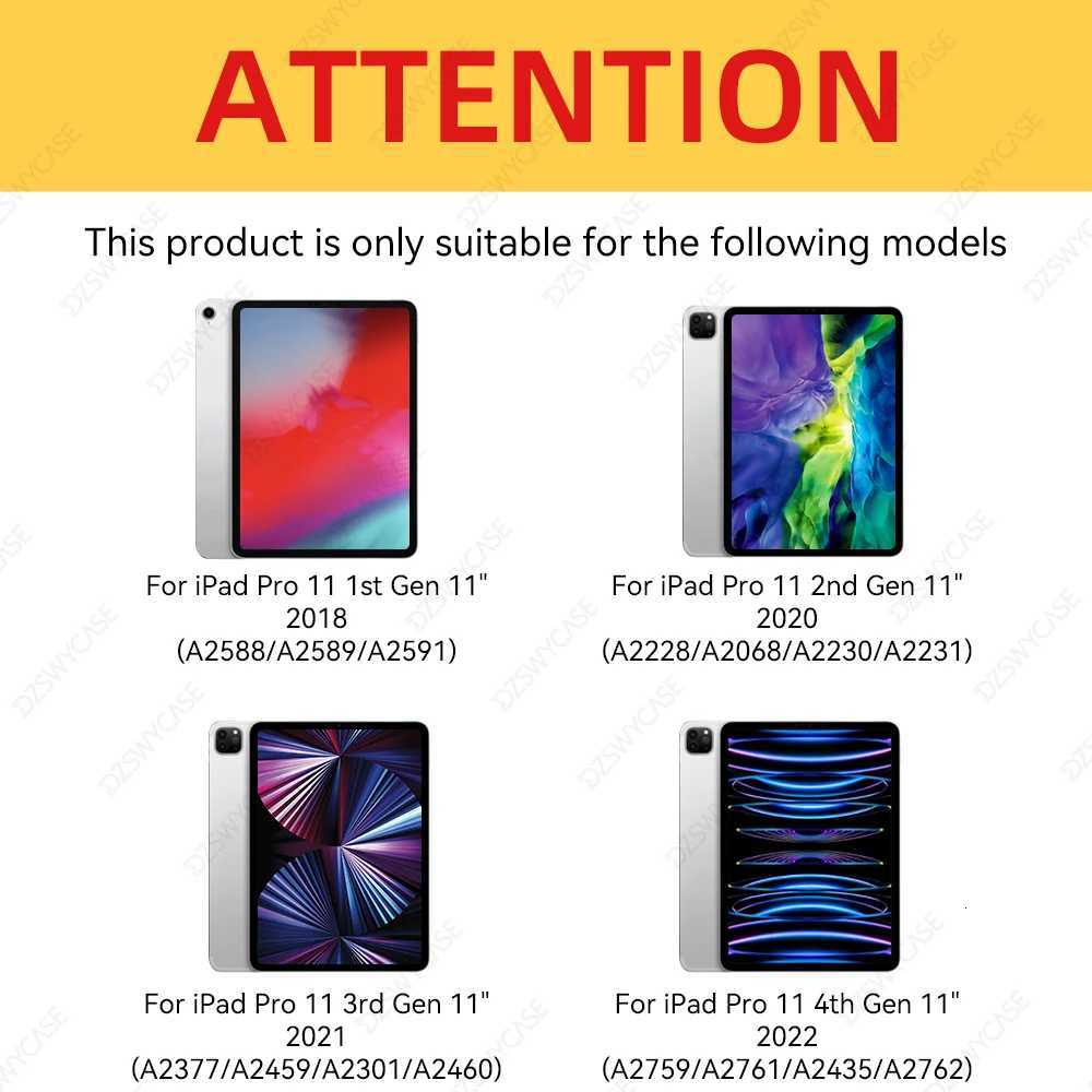 Case for iPad Pro 11 Inch 4th/3rd/2nd Generation 2022/2021/2020 with Pencil Holder Smart Protective Cover Auto Wake/Sleep C251208