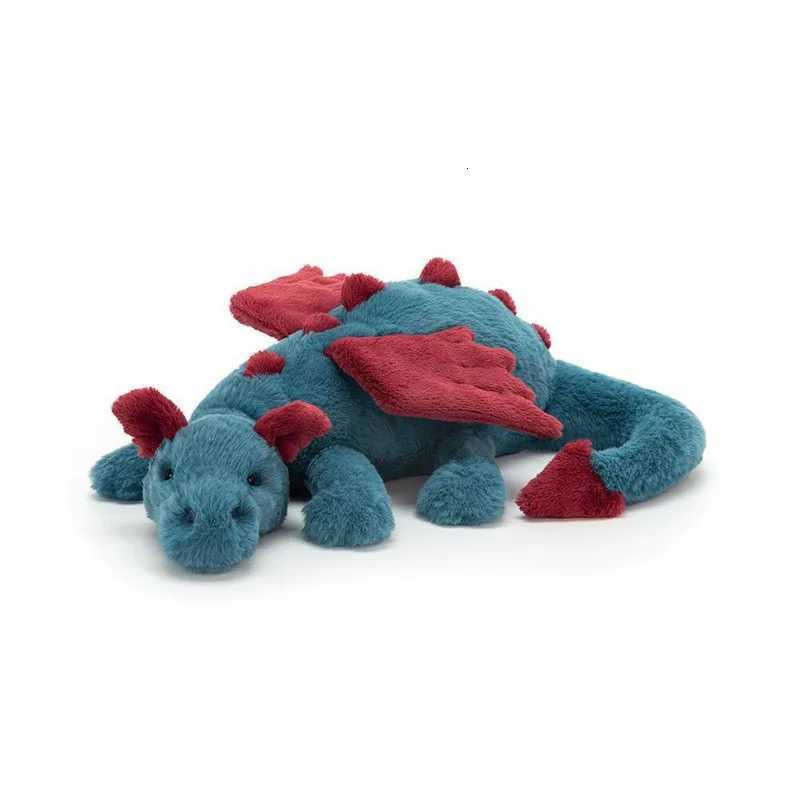 Large Size Plush Sky Flying Rainbow Dragon Toy Soft Stuffed Animal Pillow Fun Lazy Snow Dragon Gift for Kids And AdultsXJ251208 - view 3