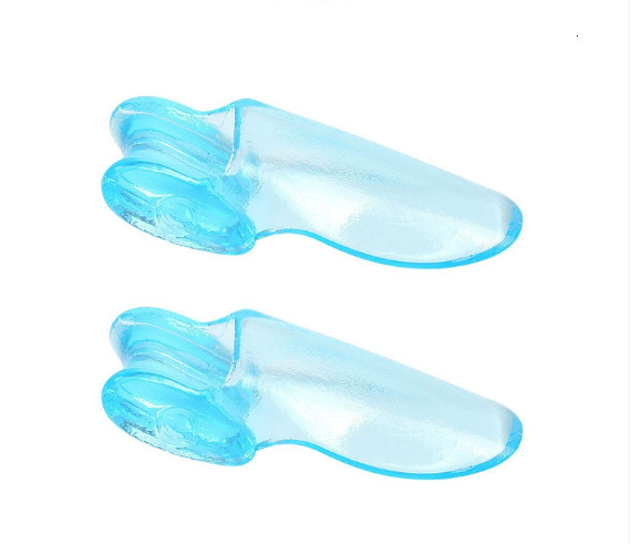 1 Pair Toe Separator Straighten Bent Toes Silicone Relieve Pain Foot Fingers Protector for Adult Toe Dividers Tools Nail Art Too