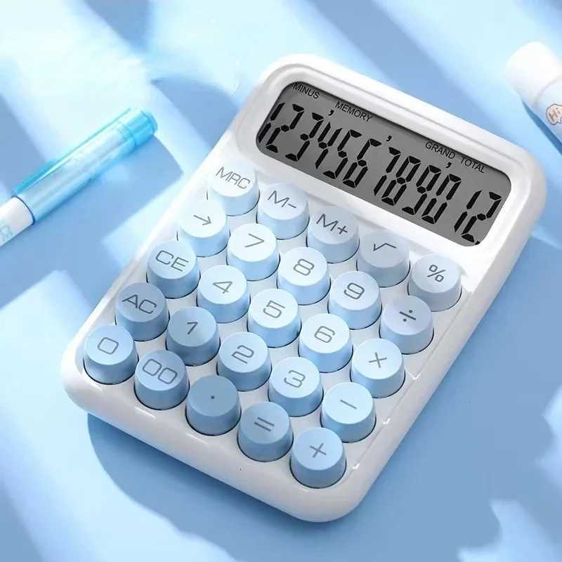 Gradation Candy Portable Calcators Large Display Mechanical Dot Keyboard Back To School Supplies Students/Finance Stationery H251208