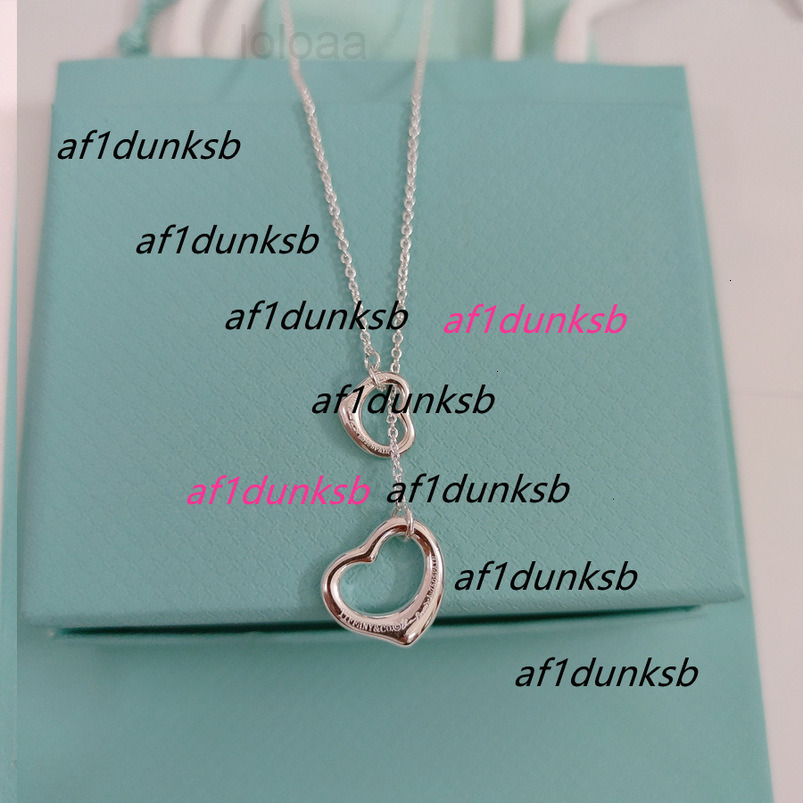 tiffamy and co designer luxury jewelry charm necklace Luxury Necklaces Women Diamonds Metal Chain Thin Pendant Necklaces s couples b tiffamy tiffanyx tiffanys 97JS