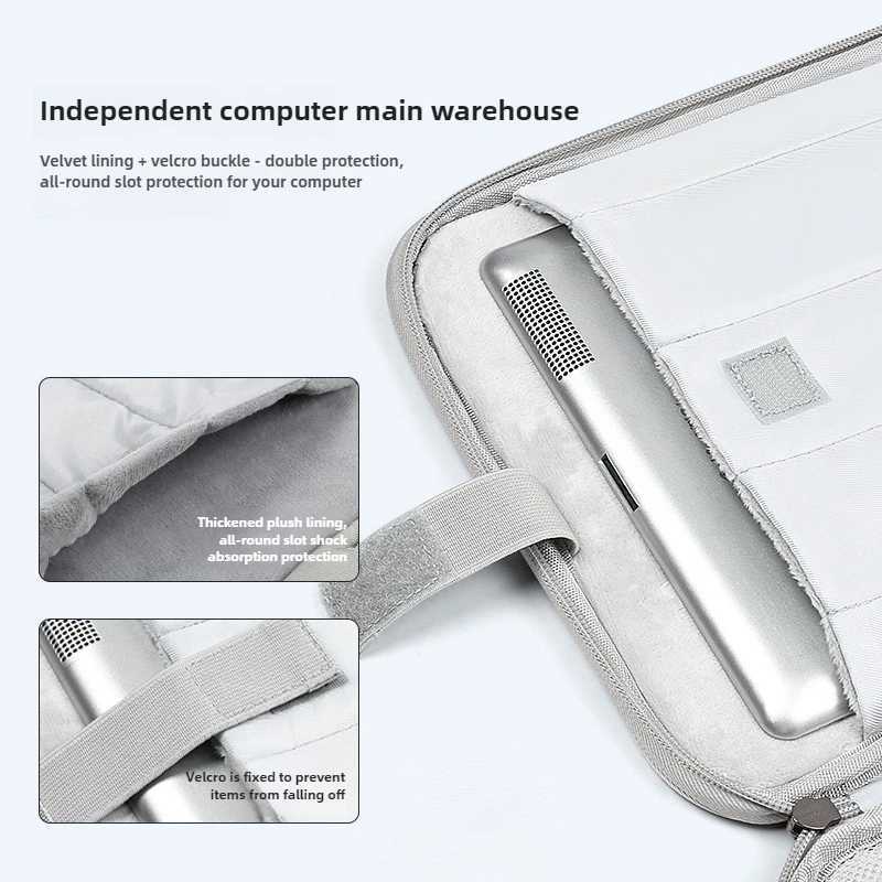 Waterproof Shockproof Handle Bag Laptop Sleeve Case for Macbook Air 11 12 13 136 Inch M4 M3 M2 Chip Mac Book Cover AccessoriesT251208