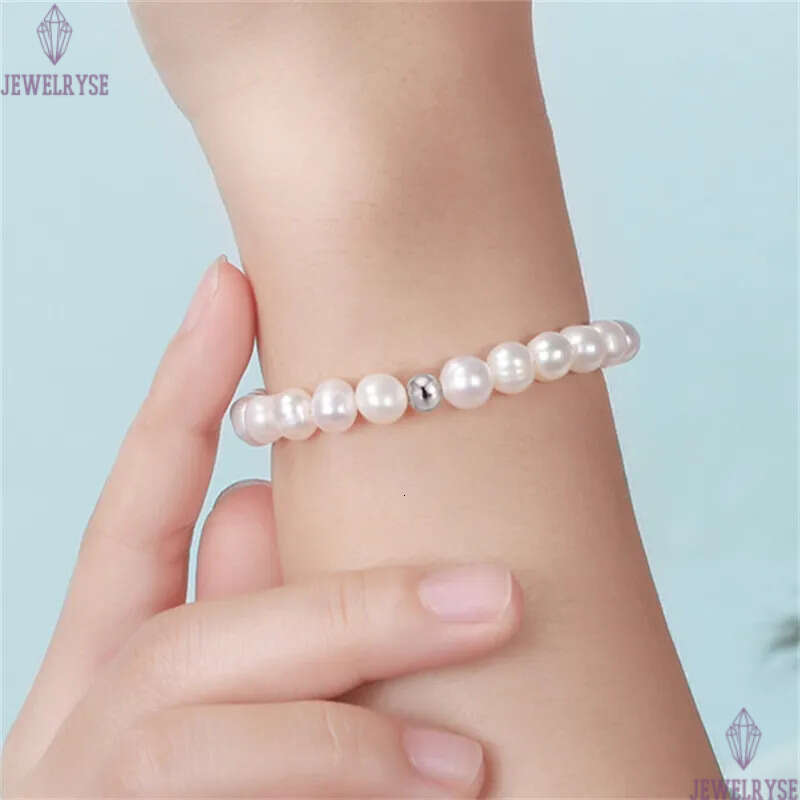 charm 7mm natural pearl bracelet designer woman 14k gold chain s925 sterling silver luxury bracelets womens jewelry length adjustable birthday friend 