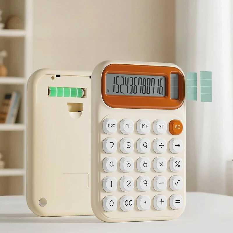 Dual-Power Calcator High-Appearance Portable Solar Calcator Speciali for Students Finance and Off Use H251208