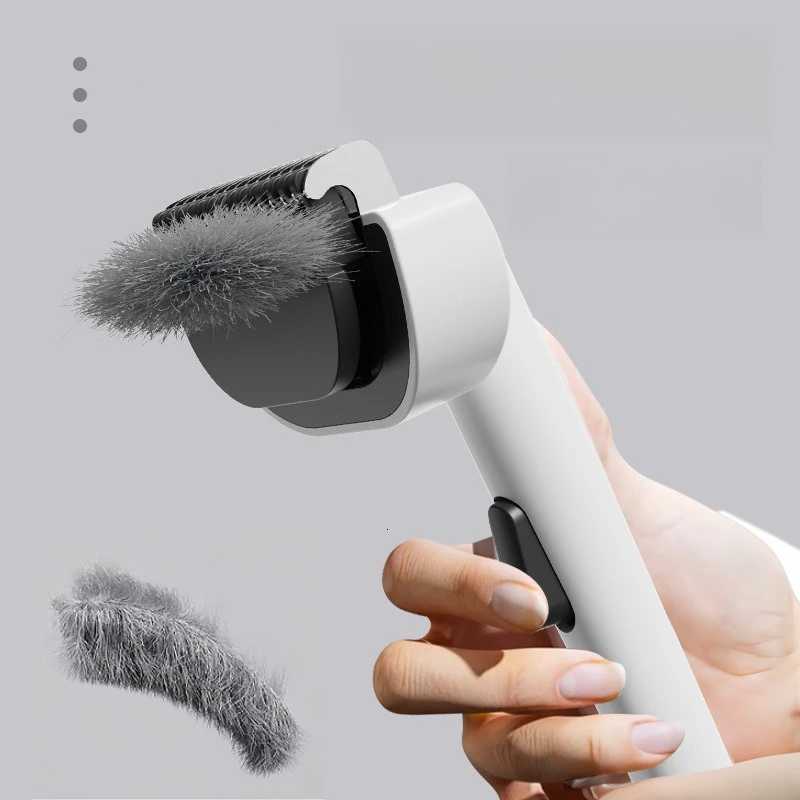 Pet Comb Cat Knot Comb Long Handle Dog Hair Removal Comb Long Hair Comb Cat Dog Comb Thinner One Click Hair Pushing Tool M251208