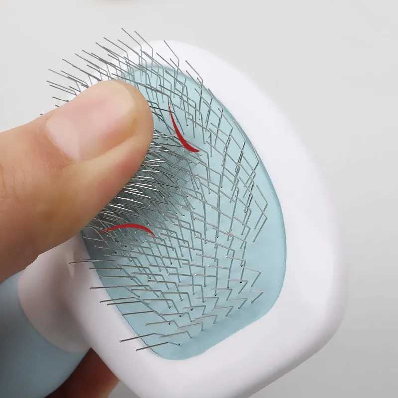 Dog Brush Dog Grooming Massage Dogs Brushes Cat Hair Comb Stainless Steel Combs for Dogs Hair Knot Opening Combs Pet Products M251208 - view 5