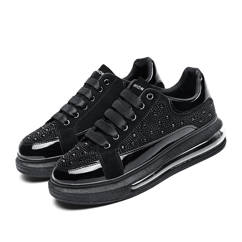 Free shipping designer shoes Men comfortable and trendy soft soled sports and leisure shoes men thick soled height increasing running shoes Interactiv