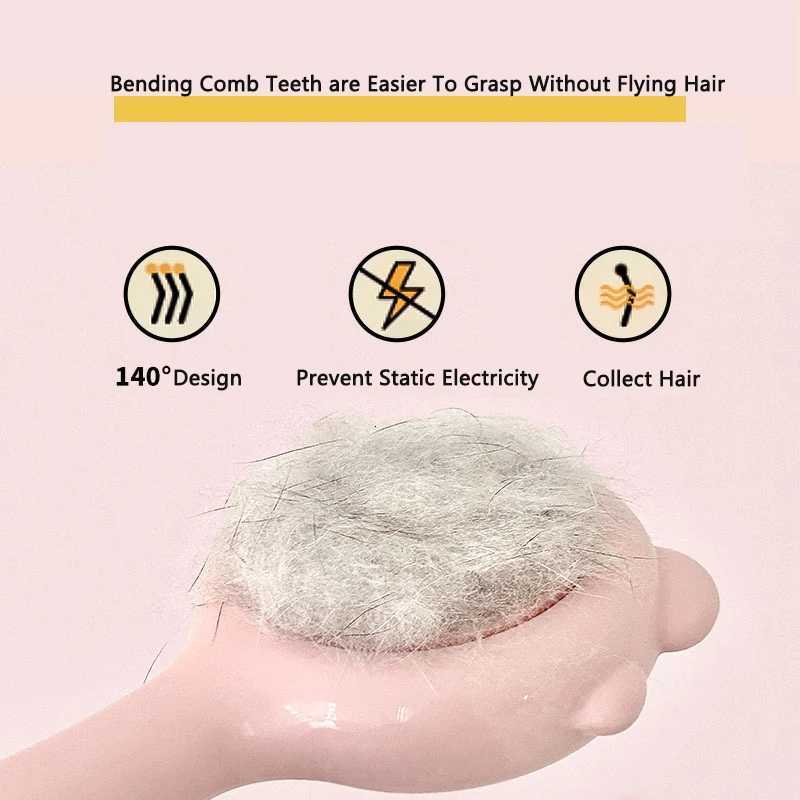 Pet supplies cat comb cartoon Little Bear hair removal massage stainless steel fine needle pet comb washable M251208 - view 6
