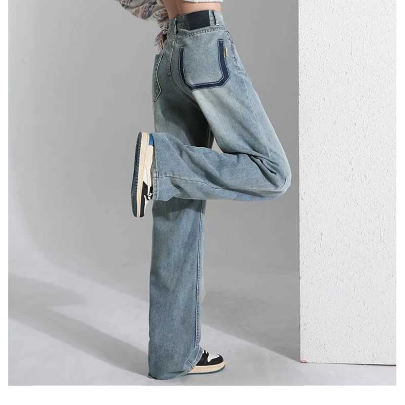 Baggy Jeans Women Wide Leg Denim Pants Y2K Aesthetic Streetwear Loose Fit Retro Female Fashion Trendy Casual Outfits JeansT251208