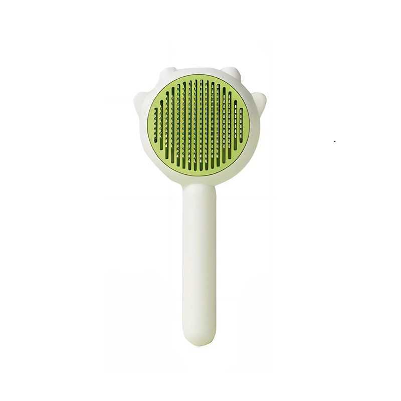 Three Colors Pet Comb One-Key Hair Removal Cleaning Brush Magic Massage Grooming The Cat Hair Brush Is Easy To Carry And Clean M251208 - view 7