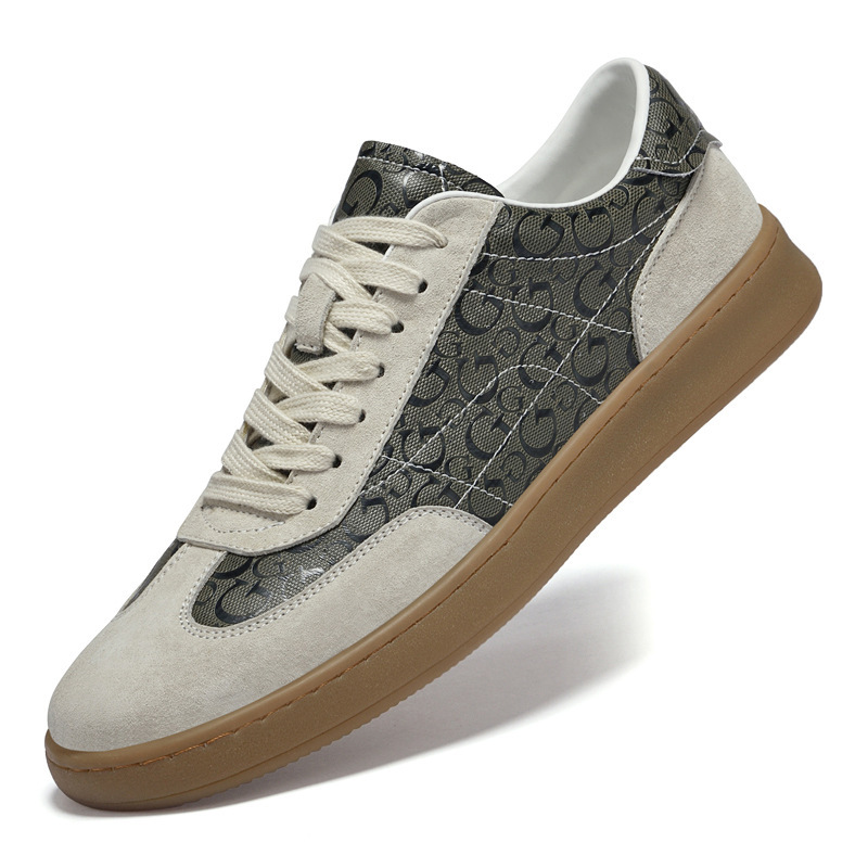 Designer shoes 2025 classic and versatile top layer cowhide casual shoes comfortable and lightweight mens board shoes white black brown blue