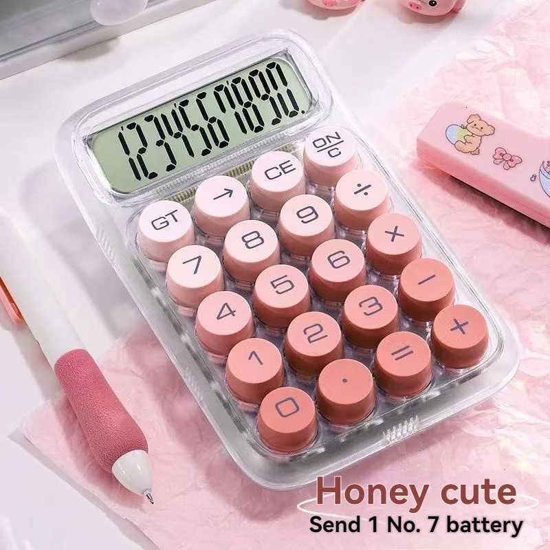 Transparent Large Screen Large Buttons High Appearance Ll Calcator Portable Specially Desig For Students H251208