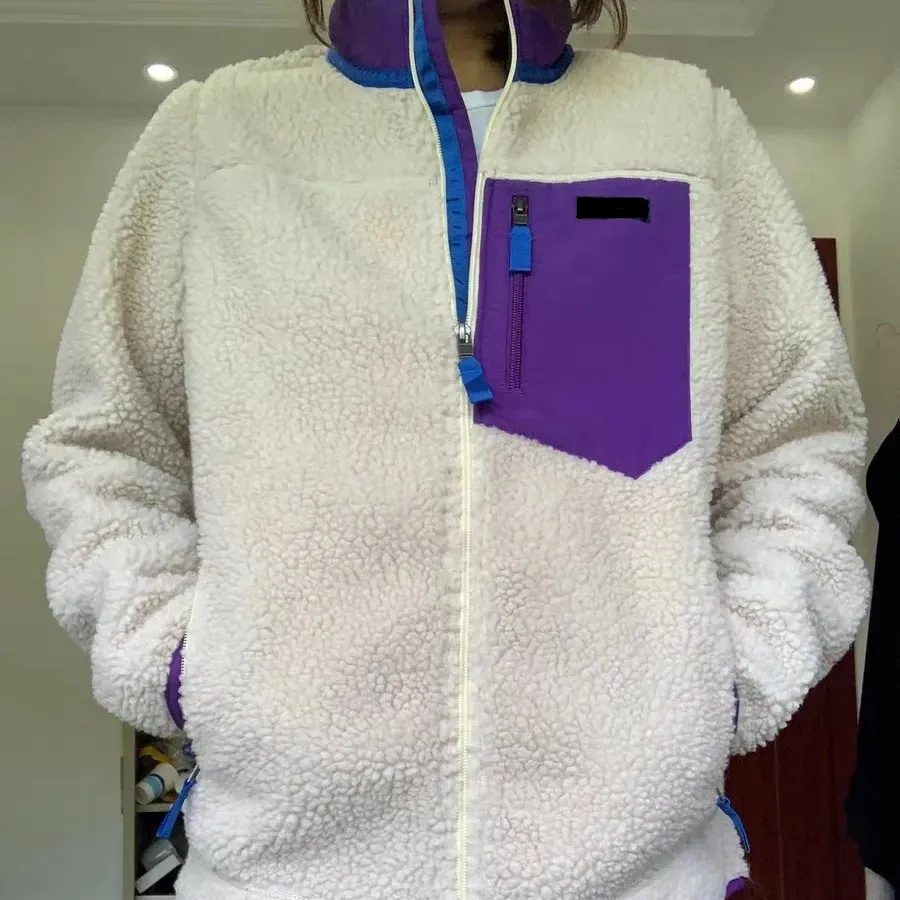 patagoniafleece Mens Jackets Fleece Zip Up Jacket Designer Thick Warm Down Coat Classic Retro Antumn Winter Couple Models fleece coat Couple Winter Coats