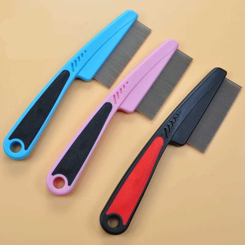 Hot Sale Pet Animal Care Comb Protect Flea Comb for Cat Dog Pet Stainless Steel Comfort Flea Hair Grooming Comb Dog Grooming M251208 - view 3