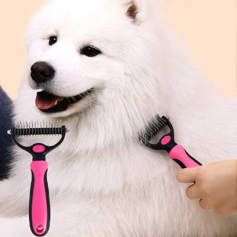 A Pet Double-sided Knot Comb Dog Comb Dog Comb Cat Beauty Hair Removal Cat Comb Pet Supplies M251208 - view 3