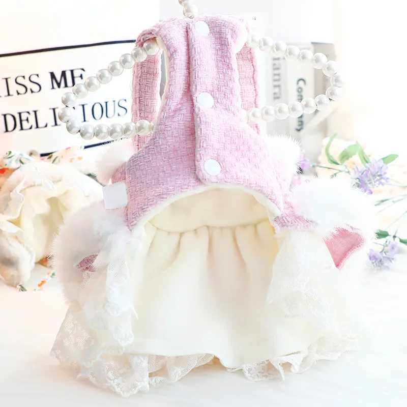 Warm Dog Autumn Winter Pet Dress Sweater Skirt Princess Cat Pet Maltese Teddy Dog Christmas Clothes M251208