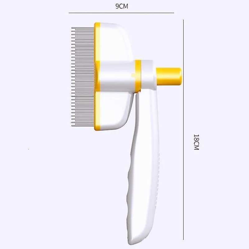 Dog Comb Adjustable Dog Brush Self-cleaning Cat Brush Massage Dogs Comb Pet Grooming Automatic Dogs Hair Combs M251208 - view 7
